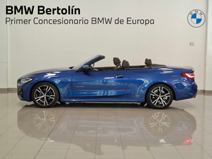 Fotos de BMW Serie 4 420i Cabrio color Azul. Año 2024. 135KW(184CV). Gasolina. En concesionario Automoviles Bertolin S.L. de Valencia