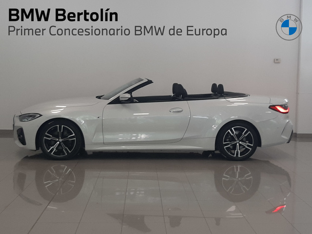 BMW Serie 4 420i Cabrio color Blanco. Año 2024. 135KW(184CV). Gasolina. En concesionario Automoviles Bertolin S.L. de Valencia