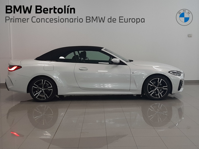 BMW Serie 4 420i Cabrio color Blanco. Año 2024. 135KW(184CV). Gasolina. En concesionario Automoviles Bertolin S.L. de Valencia