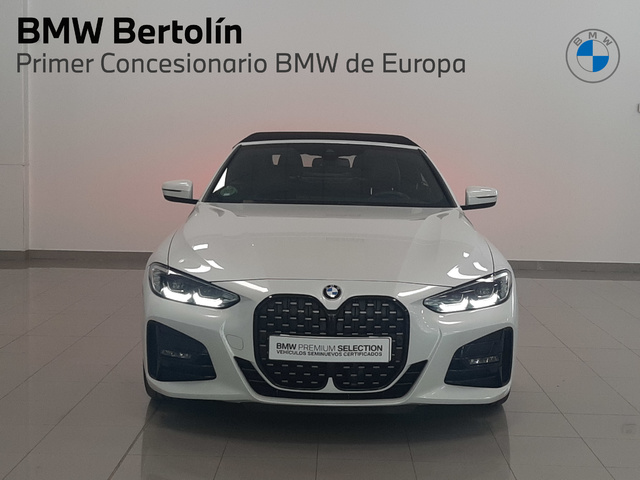 BMW Serie 4 420i Cabrio color Blanco. Año 2024. 135KW(184CV). Gasolina. En concesionario Automoviles Bertolin S.L. de Valencia
