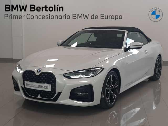 BMW Serie 4 420i Cabrio color Blanco. Año 2024. 135KW(184CV). Gasolina. En concesionario Automoviles Bertolin S.L. de Valencia