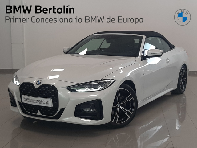 BMW Serie 4 420i Cabrio color Blanco. Año 2024. 135KW(184CV). Gasolina. En concesionario Automoviles Bertolin S.L. de Valencia