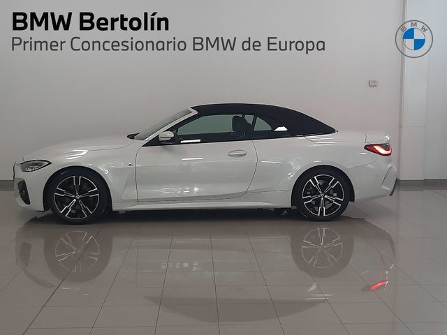 BMW Serie 4 420i Cabrio color Blanco. Año 2024. 135KW(184CV). Gasolina. En concesionario Automoviles Bertolin S.L. de Valencia