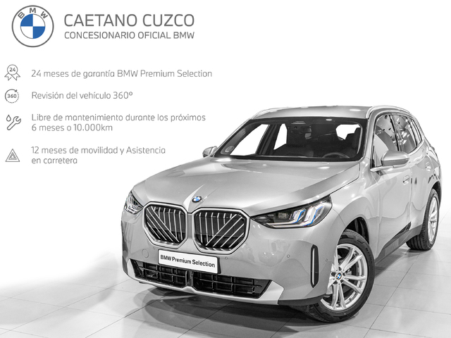 BMW X3 xDrive20d color Gris. Año 2025. 145KW(197CV). Diésel. En concesionario Caetano Cuzco Raimundo Fernandez Villaverde, 45 de Madrid
