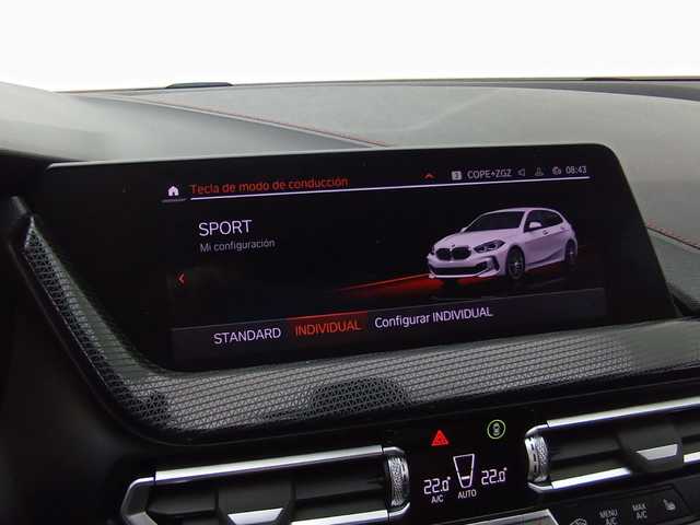 BMW Serie 1 128ti color Blanco. Año 2022. 195KW(265CV). Gasolina. En concesionario Augusta Aragon S.A. de Zaragoza