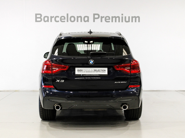 BMW X3 xDrive20d color Negro. Año 2019. 140KW(190CV). Diésel. En concesionario Barcelona Premium -- GRAN VIA de Barcelona