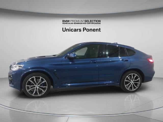 BMW X4 xDrive30d color Azul. Año 2019. 195KW(265CV). Diésel. En concesionario Unicars Ponent de Lleida