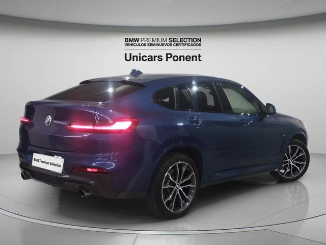 BMW X4 xDrive30d color Azul. Año 2019. 195KW(265CV). Diésel. En concesionario Unicars Ponent de Lleida