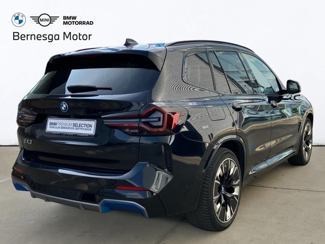 BMW iX3 M Sport color Negro. Año 2022. 210KW(286CV). Eléctrico. En concesionario Bernesga Motor León (Bmw y Mini) de León
