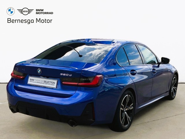 BMW Serie 3 320d color Azul. Año 2024. 140KW(190CV). Diésel. En concesionario Bernesga Motor León (Bmw y Mini) de León