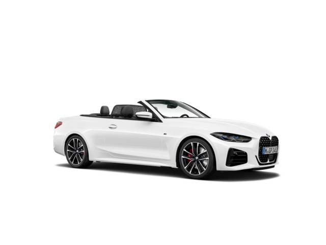 BMW Serie 4 M440d Cabrio color Blanco. Año 2024. 250KW(340CV). Diésel. En concesionario Vehinter Getafe de Madrid
