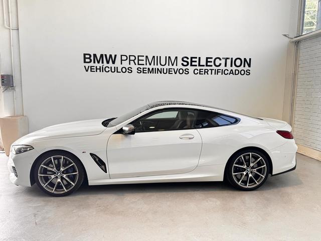 BMW Serie 8 M850i Coupe color Blanco. Año 2019. 390KW(530CV). Gasolina. En concesionario Lurauto Gipuzkoa de Guipuzcoa