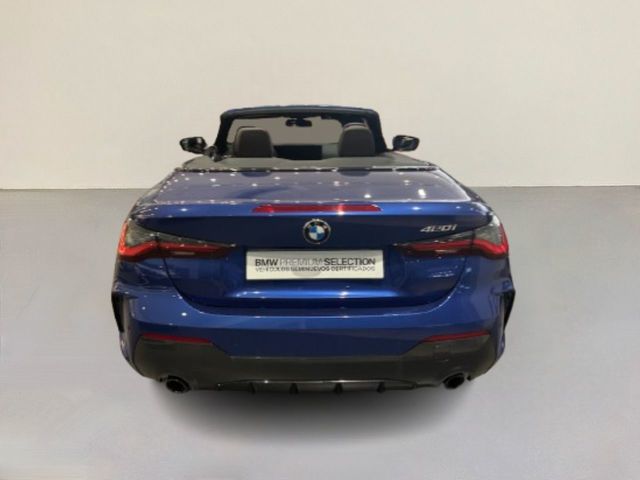 BMW Serie 4 420i Cabrio color Azul. Año 2024. 135KW(184CV). Gasolina. En concesionario Automotor Costa, S.L.U. de Almería