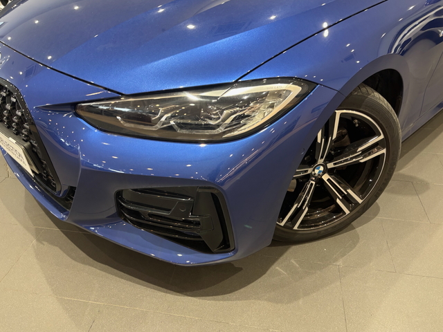 BMW Serie 4 420i Cabrio color Azul. Año 2024. 135KW(184CV). Gasolina. En concesionario Automotor Costa, S.L.U. de Almería