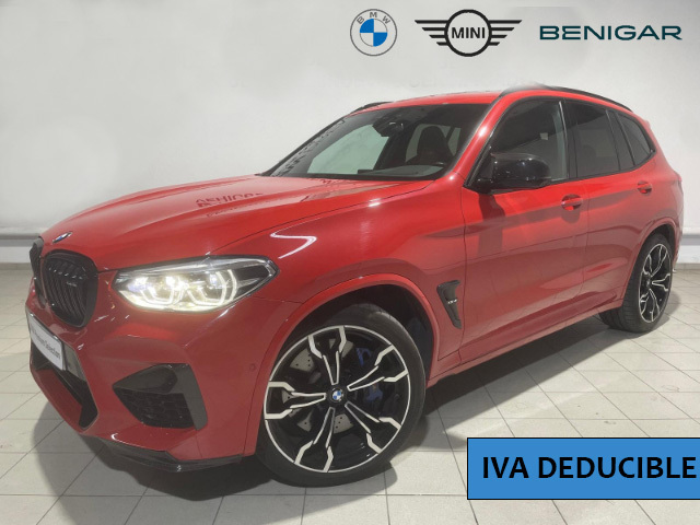 BMW M X3 M color Rojo. Año 2021. 353KW(480CV). Gasolina. En concesionario Hispamovil Elche de Alicante