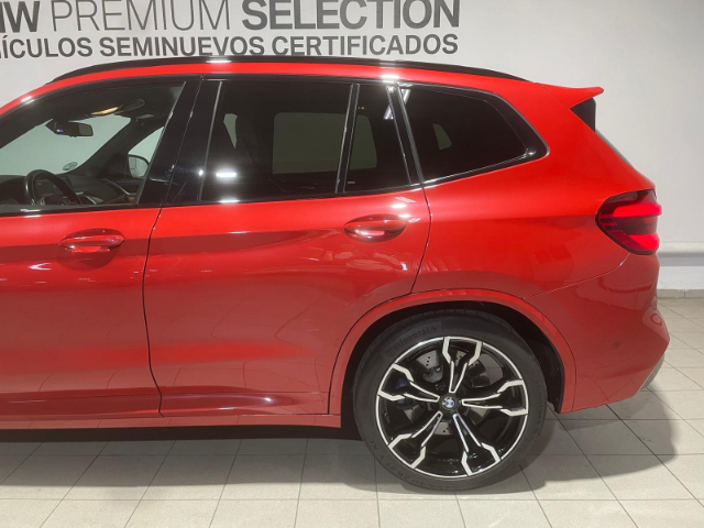 BMW M X3 M color Rojo. Año 2021. 353KW(480CV). Gasolina. En concesionario Hispamovil Elche de Alicante