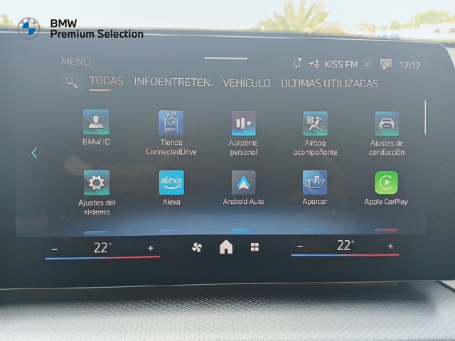 BMW iX2 eDrive20 color Negro. Año 2025. 150KW(204CV). Eléctrico. En concesionario Adler Motor S.L. TOLEDO de Toledo