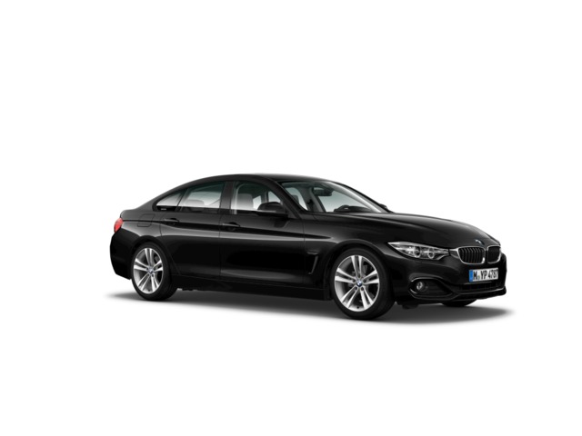 BMW Serie 4 418d Gran Coupe color Negro. Año 2016. 110KW(150CV). Diésel. En concesionario Autogal de Ourense