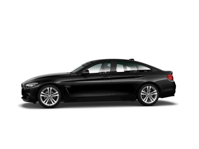 BMW Serie 4 418d Gran Coupe color Negro. Año 2016. 110KW(150CV). Diésel. En concesionario Autogal de Ourense