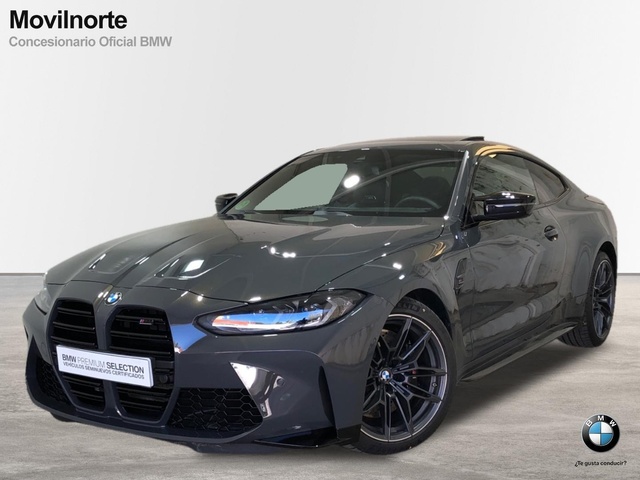 BMW M M4 Coupe color Azul. Año 2024. 375KW(510CV). Gasolina. En concesionario Movilnorte El Plantio de Madrid