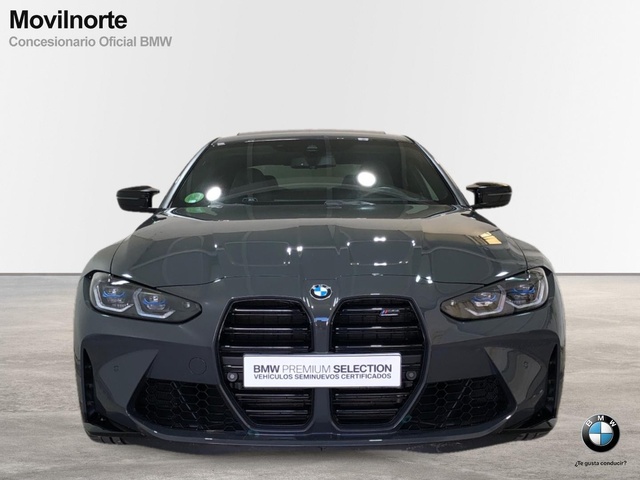 BMW M M4 Coupe color Azul. Año 2024. 375KW(510CV). Gasolina. En concesionario Movilnorte El Plantio de Madrid