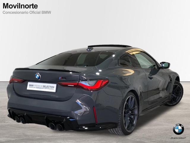 BMW M M4 Coupe color Azul. Año 2024. 375KW(510CV). Gasolina. En concesionario Movilnorte El Plantio de Madrid