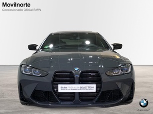 Fotos de BMW M M4 Coupe color Azul. Año 2024. 375KW(510CV). Gasolina. En concesionario Movilnorte El Plantio de Madrid