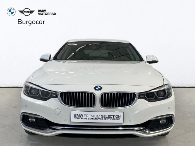 BMW Serie 4 420i Gran Coupe color Blanco. Año 2018. 135KW(184CV). Gasolina. En concesionario Burgocar (Bmw y Mini) de Burgos