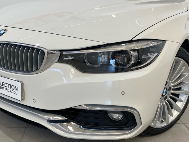 BMW Serie 4 420i Gran Coupe color Blanco. Año 2018. 135KW(184CV). Gasolina. En concesionario Burgocar (Bmw y Mini) de Burgos