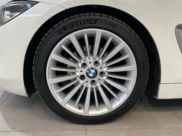 BMW Serie 4 420i Gran Coupe color Blanco. Año 2018. 135KW(184CV). Gasolina. En concesionario Burgocar (Bmw y Mini) de Burgos