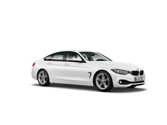 BMW Serie 4 418d Gran Coupe color Blanco. Año 2018. 110KW(150CV). Diésel. En concesionario Barcelona Premium -- GRAN VIA de Barcelona