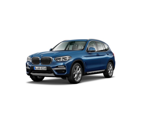 BMW X3 xDrive20d color Azul. Año 2021. 140KW(190CV). Diésel. En concesionario Vehinter Getafe de Madrid