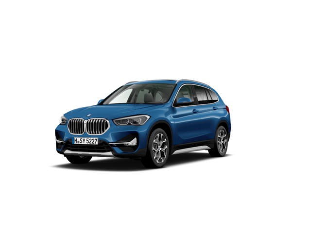 BMW X1 sDrive18d color Azul. Año 2021. 110KW(150CV). Diésel. En concesionario Vehinter Getafe de Madrid