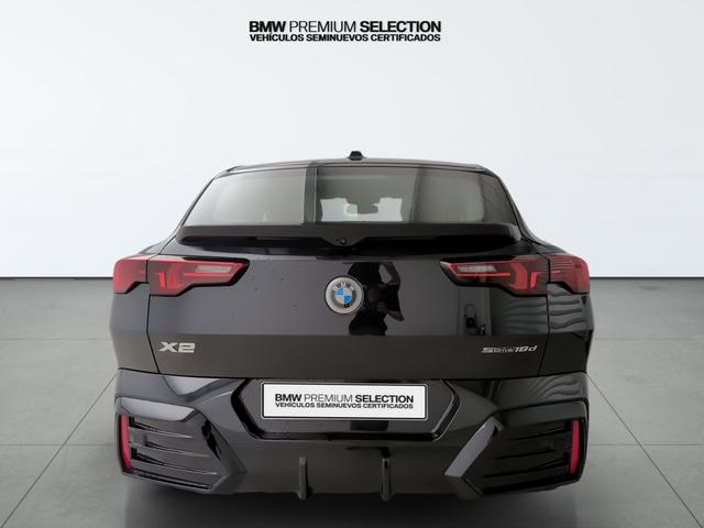 BMW X2 sDrive18d color Negro. Año 2024. 110KW(150CV). Diésel. En concesionario Automotor Premium Viso - Málaga de Málaga