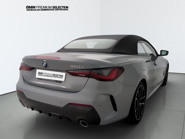 BMW Serie 4 420d Cabrio color Gris. Año 2024. 140KW(190CV). Diésel. En concesionario Automotor Premium Marbella - Málaga de Málaga