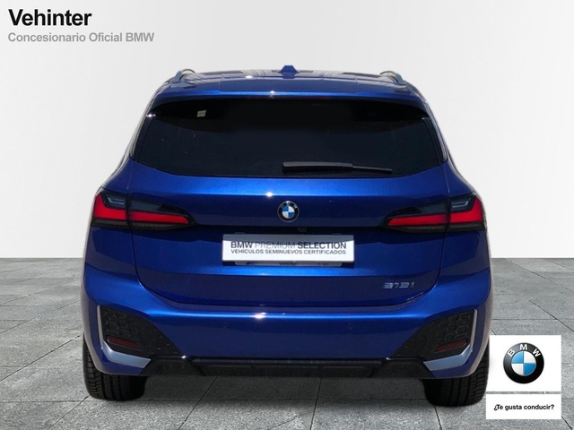 BMW Serie 2 218i Active Tourer color Azul. Año 2022. 100KW(136CV). Gasolina. En concesionario Vehinter Getafe de Madrid