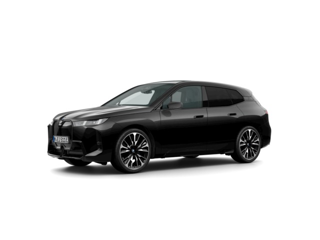 BMW iX xDrive45 color Negro. Año 2025. 300KW(408CV). Eléctrico. En concesionario Augusta Aragon S.A. de Zaragoza