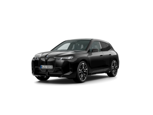 BMW iX xDrive45 color Negro. Año 2025. 300KW(408CV). Eléctrico. En concesionario Augusta Aragon S.A. de Zaragoza