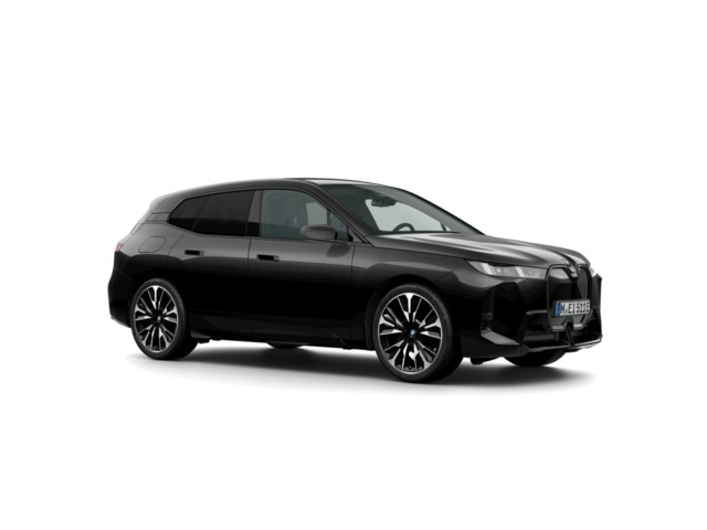 BMW iX xDrive45 color Negro. Año 2025. 300KW(408CV). Eléctrico. En concesionario Augusta Aragon S.A. de Zaragoza