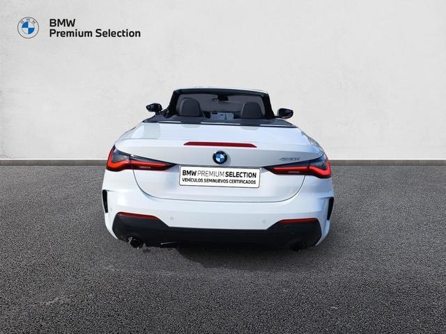 BMW Serie 4 420i Cabrio color Blanco. Año 2024. 135KW(184CV). Gasolina. En concesionario Ceres Motor S.L. de Cáceres