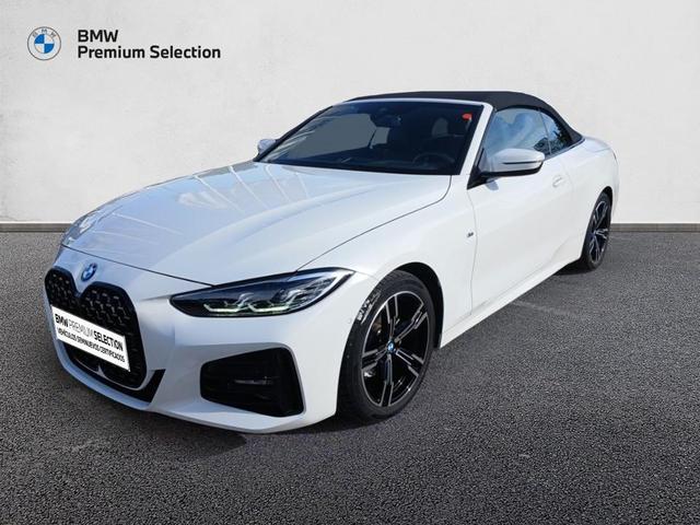 BMW Serie 4 420i Cabrio color Blanco. Año 2024. 135KW(184CV). Gasolina. En concesionario Ceres Motor S.L. de Cáceres