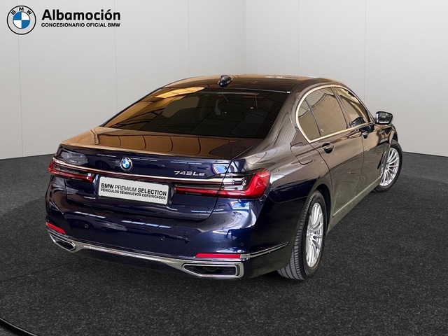 BMW Serie 7 745Le color Azul. Año 2020. 290KW(394CV). Híbrido Electro/Gasolina. En concesionario Albamocion S.L. ALBACETE de Albacete