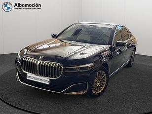 Fotos de BMW Serie 7 745Le color Azul. Año 2020. 290KW(394CV). Híbrido Electro/Gasolina. En concesionario Albamocion S.L. ALBACETE de Albacete