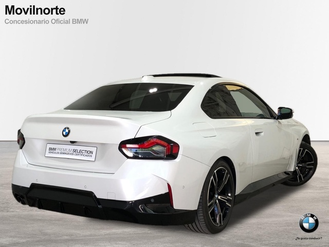 BMW Serie 2 220d Coupe color Blanco. Año 2023. 140KW(190CV). Diésel. En concesionario Movilnorte Las Rozas de Madrid