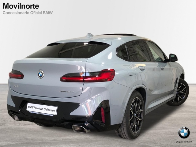 BMW X4 xDrive20d color Gris. Año 2024. 140KW(190CV). Diésel. En concesionario Movilnorte El Carralero de Madrid