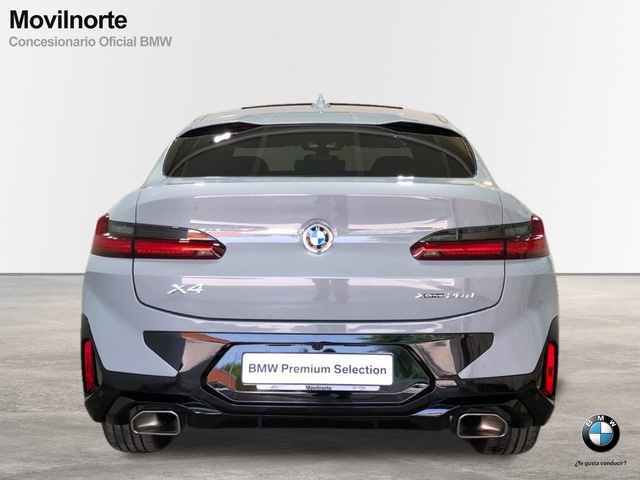 BMW X4 xDrive20d color Gris. Año 2024. 140KW(190CV). Diésel. En concesionario Movilnorte El Carralero de Madrid