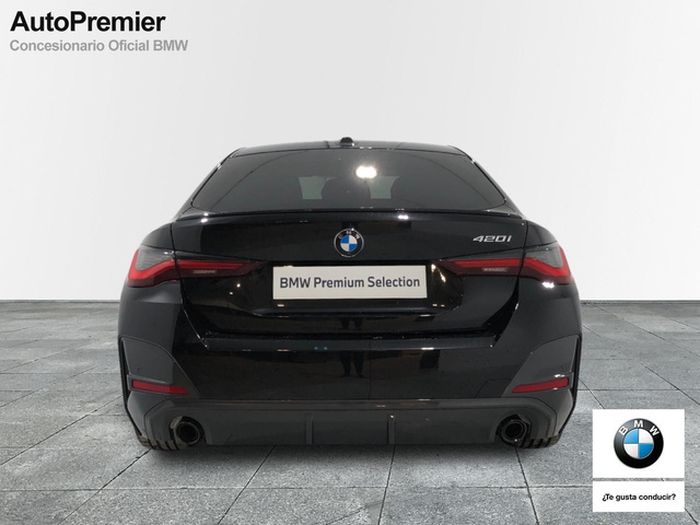 BMW Serie 4 420i Gran Coupe color Negro. Año 2024. 135KW(184CV). Gasolina. En concesionario Auto Premier, S.A. - MADRID de Madrid