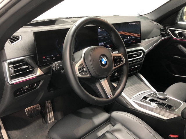 BMW Serie 4 420i Gran Coupe color Negro. Año 2024. 135KW(184CV). Gasolina. En concesionario Auto Premier, S.A. - MADRID de Madrid