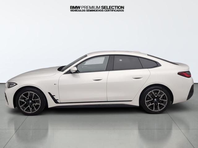 BMW Serie 4 420d Gran Coupe color Blanco. Año 2024. 140KW(190CV). Diésel. En concesionario Automotor Premium Viso - Málaga de Málaga