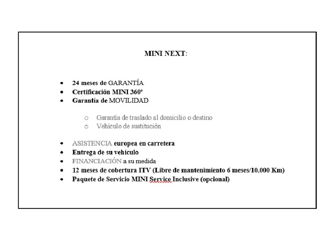 fotoG 9 del MINI MINI 3 Puertas Cooper SE 135 kW (184 CV) 184cv Eléctrico del 2020 en Illes Balears